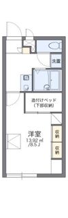 レオパレスエスポワール堀の内の間取り画像