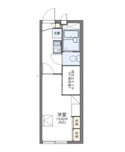 レオパレス光ヒルズの間取り画像