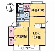 シャーメゾン上板 A棟の間取り画像