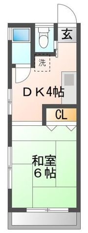 宮城荘の間取り画像