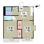 サミットハイツの間取り画像