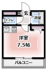 ポポハイツの間取り画像