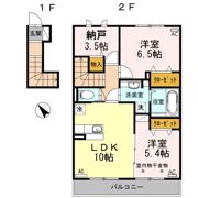 プレシャス・ハートランド西小松川Ⅱ B棟の間取り画像