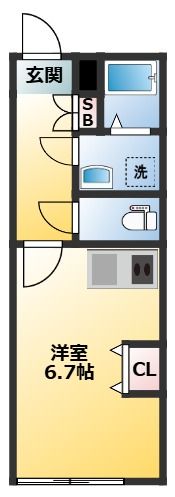 早稲田鶴巻町IMAハウスの間取り画像