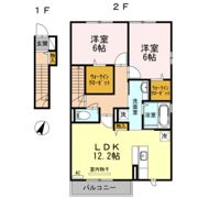 メルヴェーユⅡの間取り画像