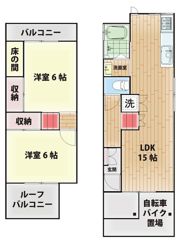 門真市常称寺町戸建ての間取り画像