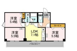 エムメイト綱町の間取り画像