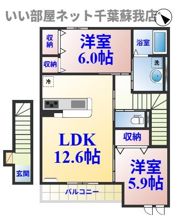 ソレイユの間取り画像