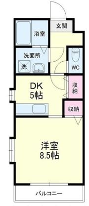 オリーブ住吉の間取り画像
