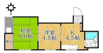 西方ハイツの間取り画像