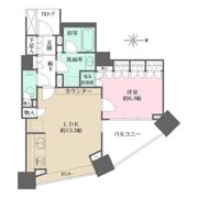 パークハウスオー・タワーの間取り画像