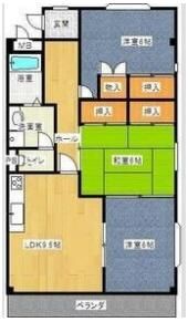 メイゾン島田の間取り画像