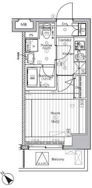 PREMIUM CUBE 横浜反町の間取り画像