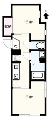 ロータス平和島Eastの間取り画像