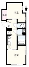 ロータス平和島Eastの間取り画像