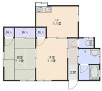 イシワタハイツの間取り画像