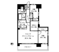 パークキューブ東品川の間取り画像