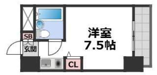 アーバンエース上本町パルの間取り画像