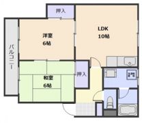 梅野マンションの間取り画像