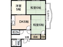 コーポニューバレイA棟の間取り画像