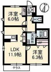 シャインの間取り画像