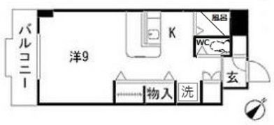 グリーンヴィラ府中B棟の間取り画像