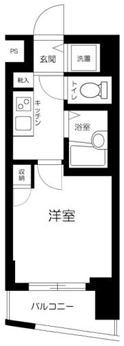 スカイコート後楽園EASTの間取り画像