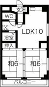 杉浦ビルの間取り画像