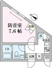 ラシクラス東高円寺の間取り画像