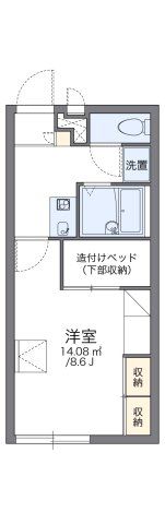 レオパレスフレアの間取り画像