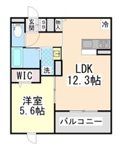 バレンティアの間取り画像
