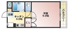 桂マンションⅡの間取り画像