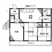 駒千代ハイツの間取り画像