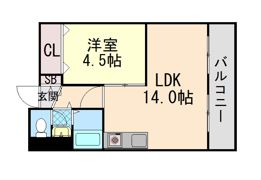 サンパレス21六甲Ⅱの間取り画像