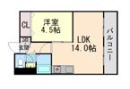 サンパレス21六甲Ⅱの間取り画像