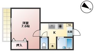 コンフォートワンの間取り画像
