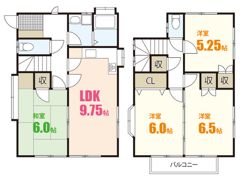 相田6丁目S貸家の間取り画像