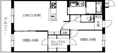 Apricot（アプリコット）の間取り画像