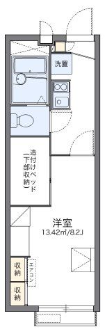 レオパレスオータム Ⅴの間取り画像