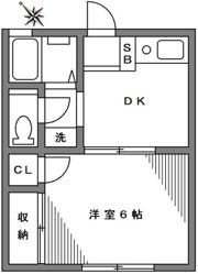 シティーホームズ1の間取り画像