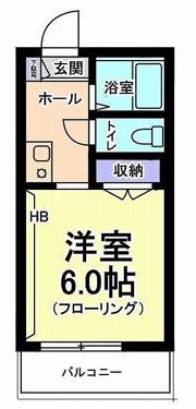 フラワーハイツの間取り画像