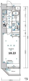 XEBEC日暮里の間取り画像