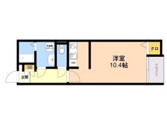 ラシックランテ今宿東の間取り画像