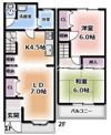 守口市藤田町4丁目貸家の間取り画像