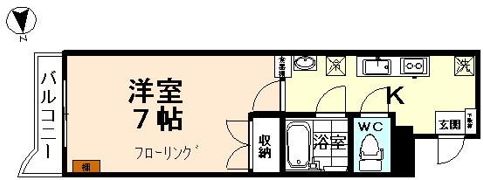 ジョイナス堀川の間取り画像