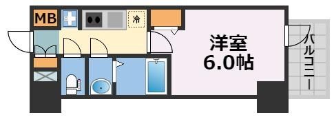プレサンス天王寺 勝山の間取り画像