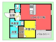 ヴェルジーク大正の間取り画像