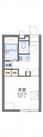 レオパレスホークヒルズⅡの間取り画像