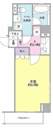 ファインクレーネ秋葉原の間取り画像