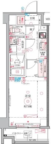 クレヴィスタ亀戸Ⅵの間取り画像